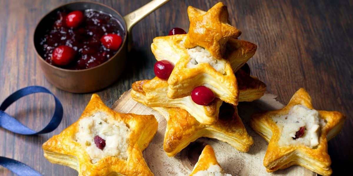 Turkey Christmas Stars made with Dalesman Festive Bake Mix